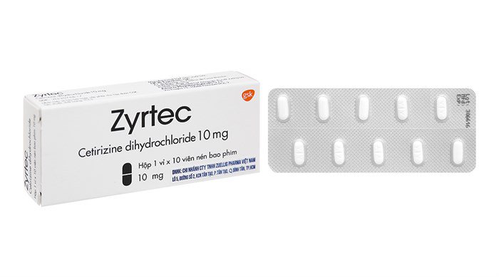Thuốc viêm mũi dị ứng Zyrtec