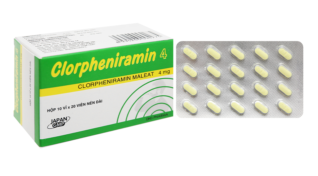 Chlopheniramin - thuốc trị viêm mũi dị ứng 