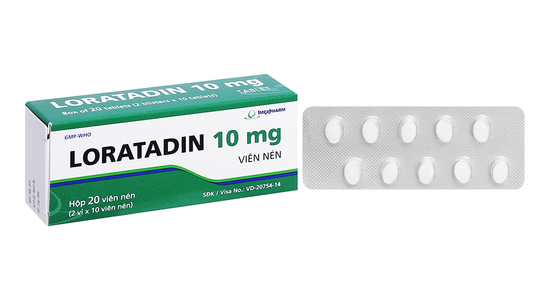 Loratadin - cải thiện bệnh viêm mũi dị ứng 