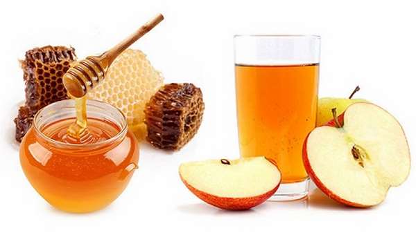 Mật ong và giấm táo hỗ trợ chữa bệnh