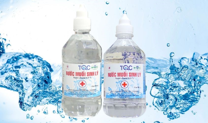Nước muối sinh lý hỗ trợ điều trị bệnh